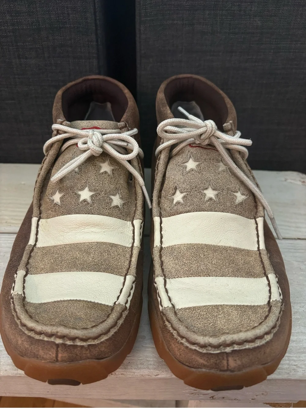Twisted X Men's Chukka Driving Moc Shoes, MDM0075 Size 10 M